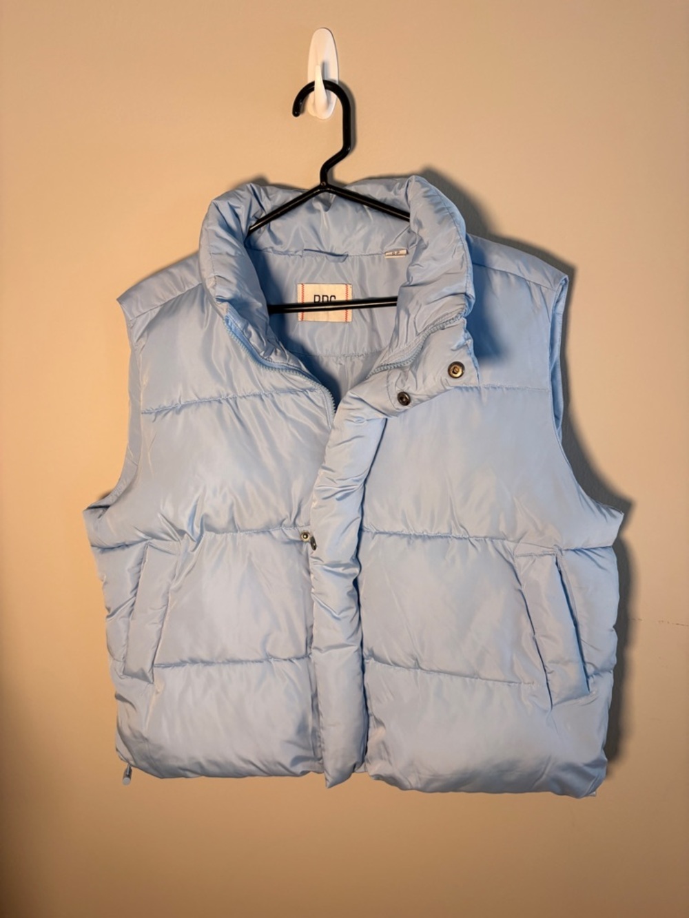BDG Light Blue Puffer Vest